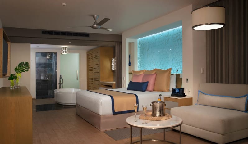 Secrets Riviera Cancun - Preferred Club Master Suite  Swim Out Tropical View Bedroom